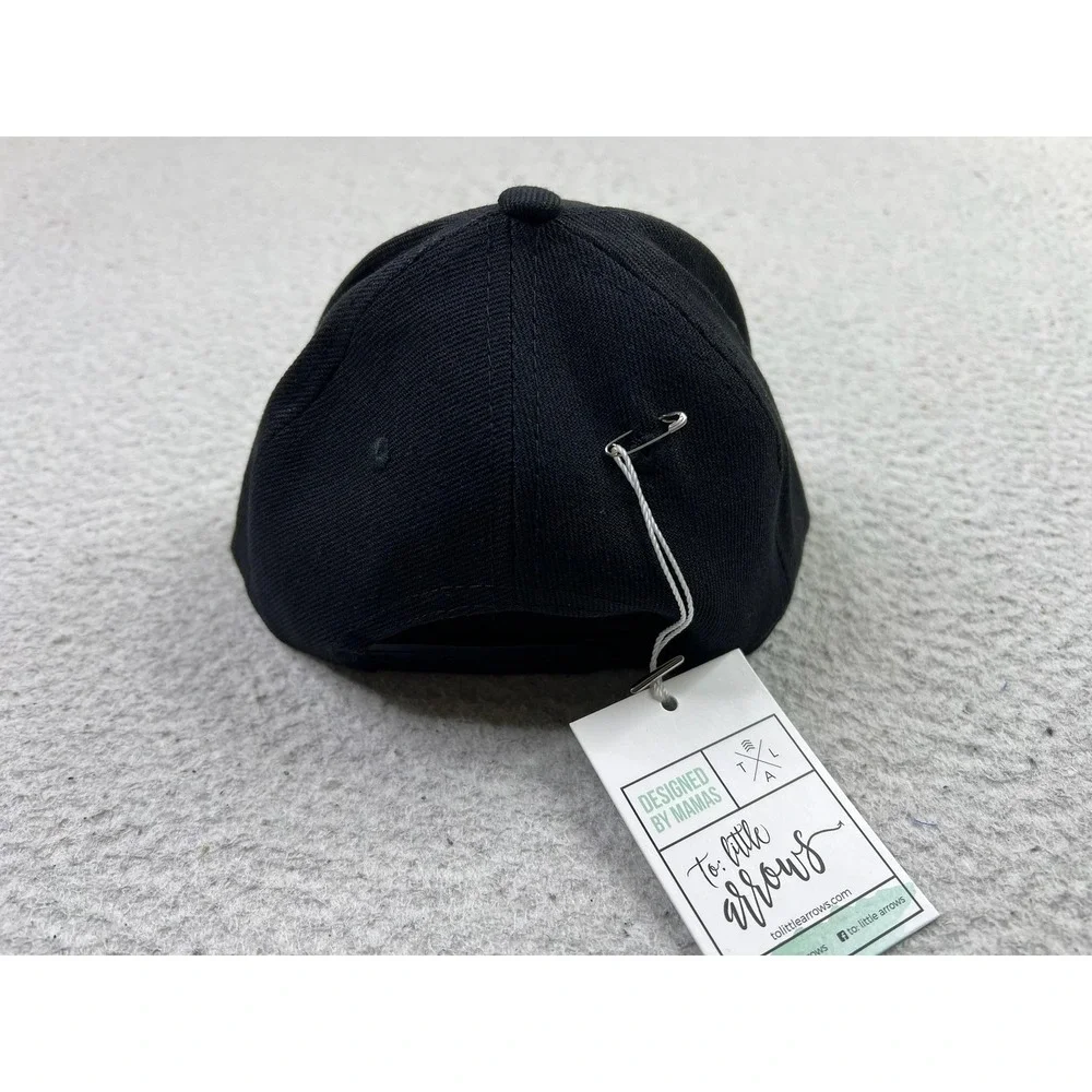 To Little Arrows Hat Cap Snap Back Baby Black White Legacy Embroidered OSFA
